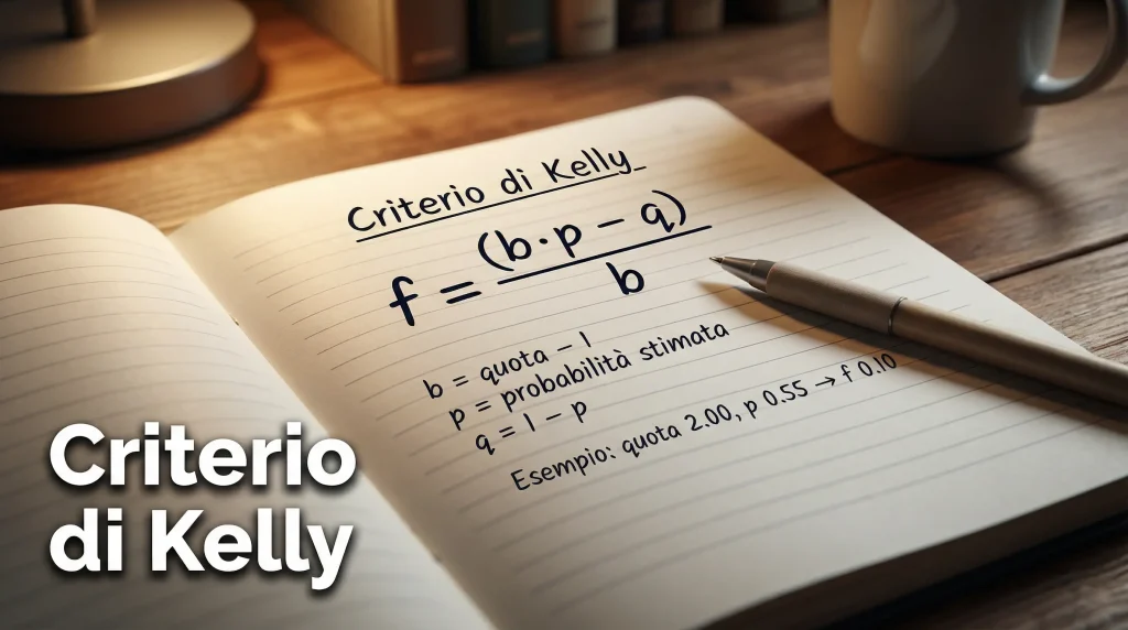 Criterio di Kelly scommesse guida